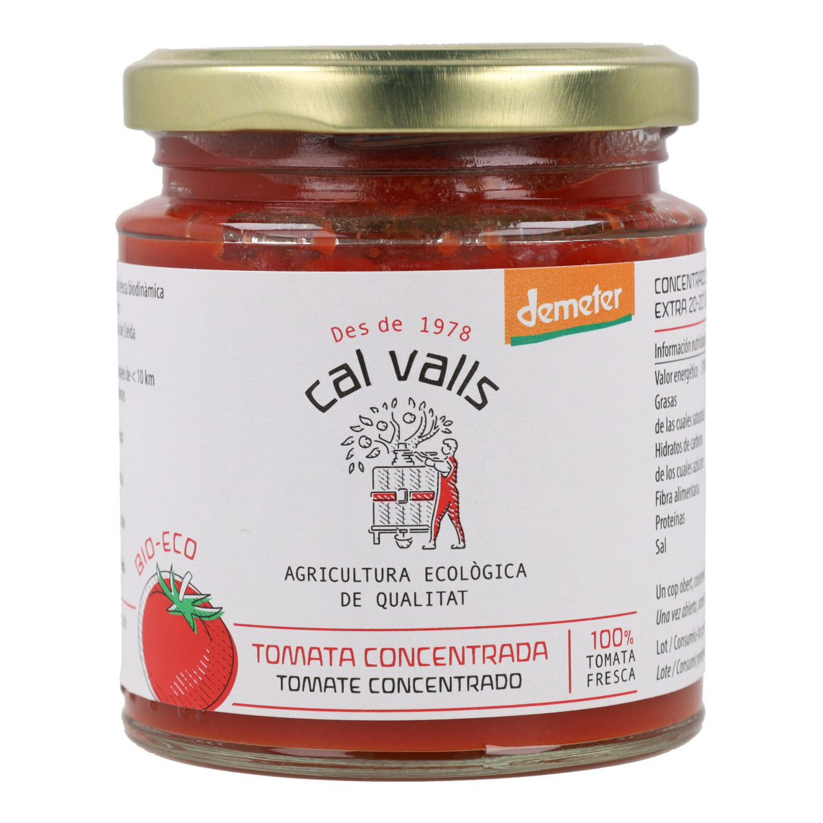 Tomatenkonzentrat ECO Cal Valls, 250 g