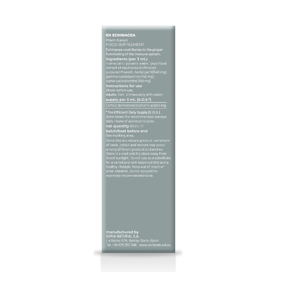 Extracto de Equinácea Soria Natural, 50 ml