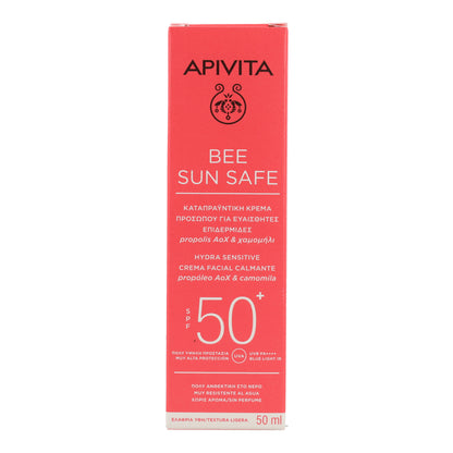 Beruhigende Sonnencreme Hydra Sensitive SPF50 Apivita 50 ml