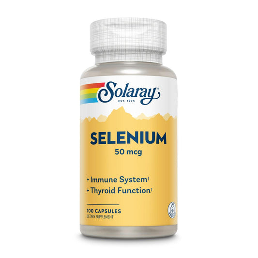 Selenio 50 mcg Solaray 100 cápsulas