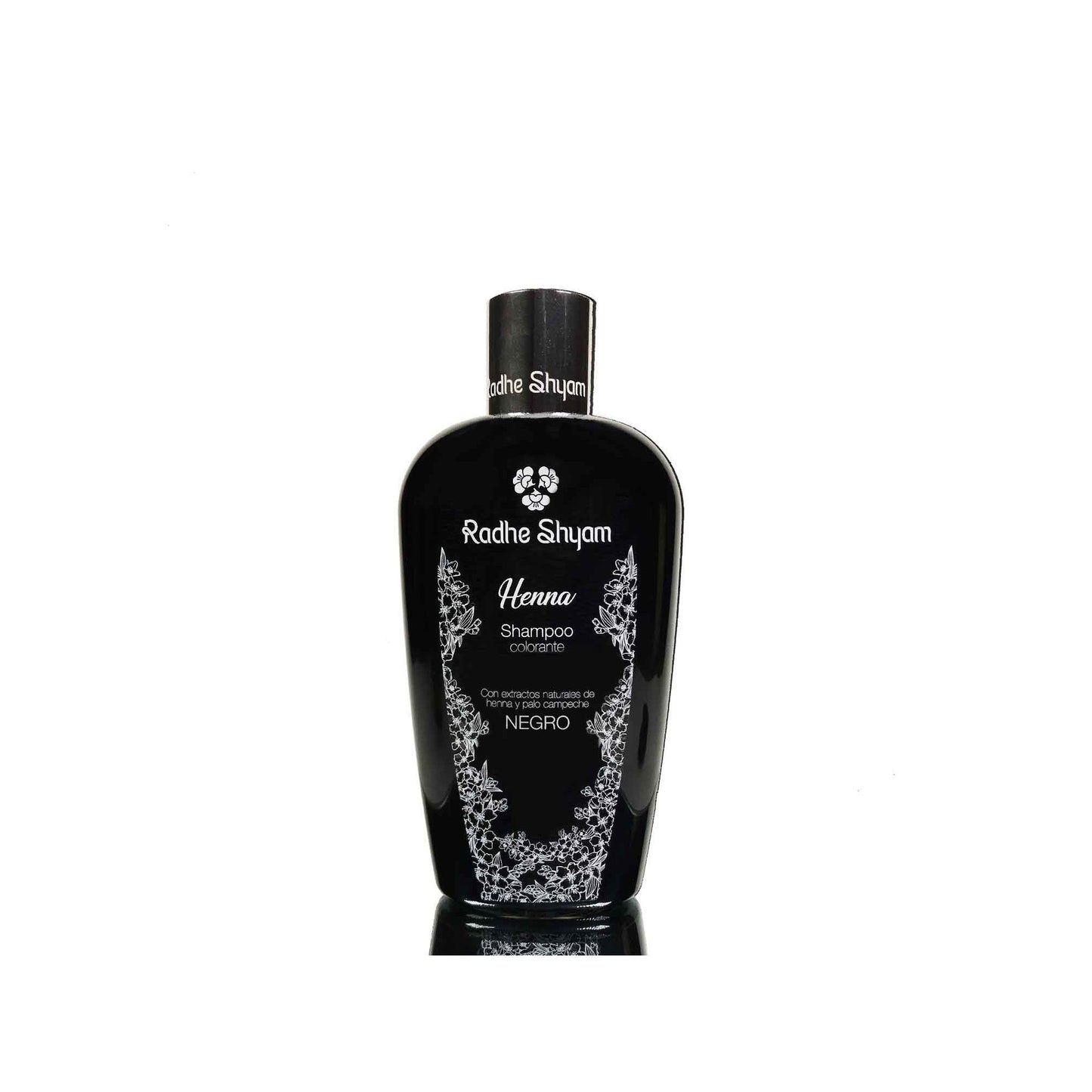 Champu Henna Negro Colorante Radhe