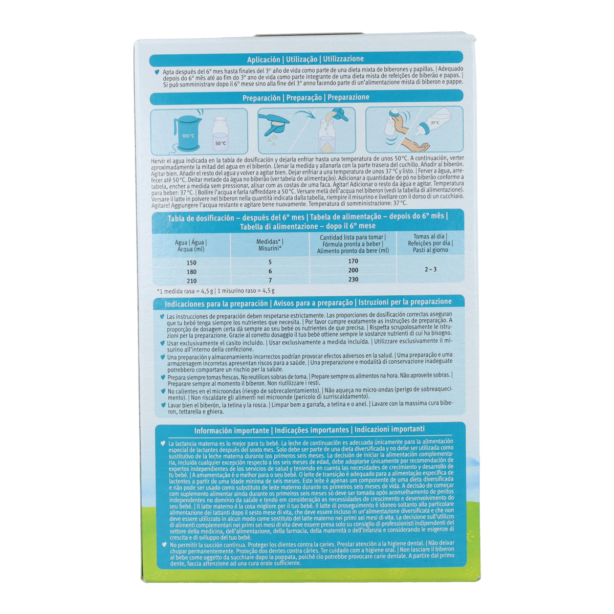 Folgemilch Nr. 2 (+6 Monate) Bio Holle 600 g
