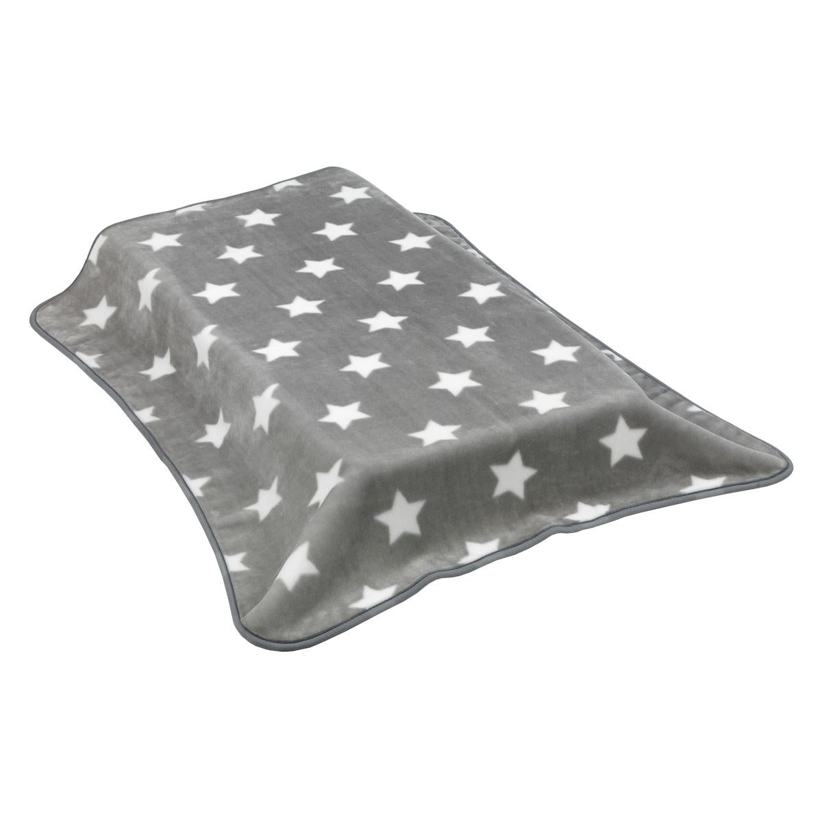 Manta para cuna de 110x140 cm. Cambrass en varios colores Star Celeste