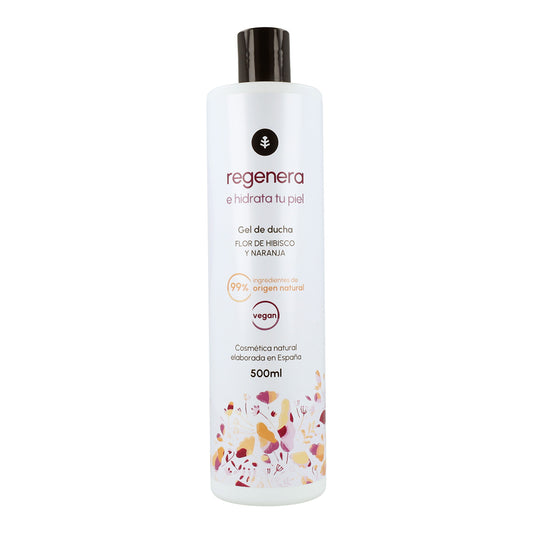 Gel de ducha Flor de Hibisco y Naranja Planeta Huerto 500 ml