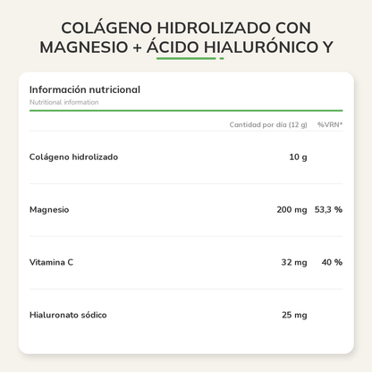 Información nutricional