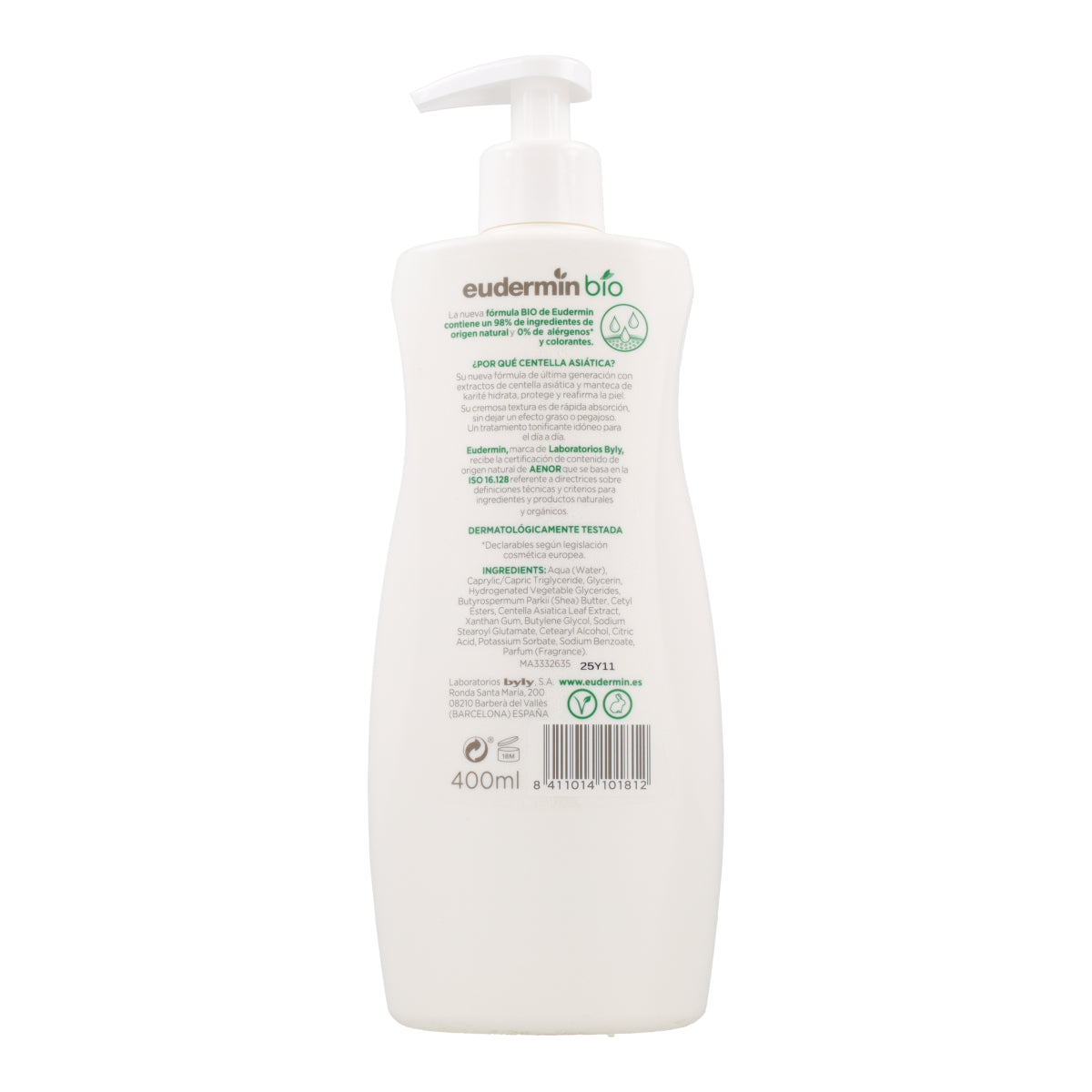 Bio-Körpercreme für straffe Haut Eudermin 400 ml