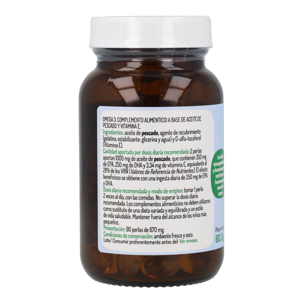 Omegran 3 Plus El granero 90 Kapseln 705 mg