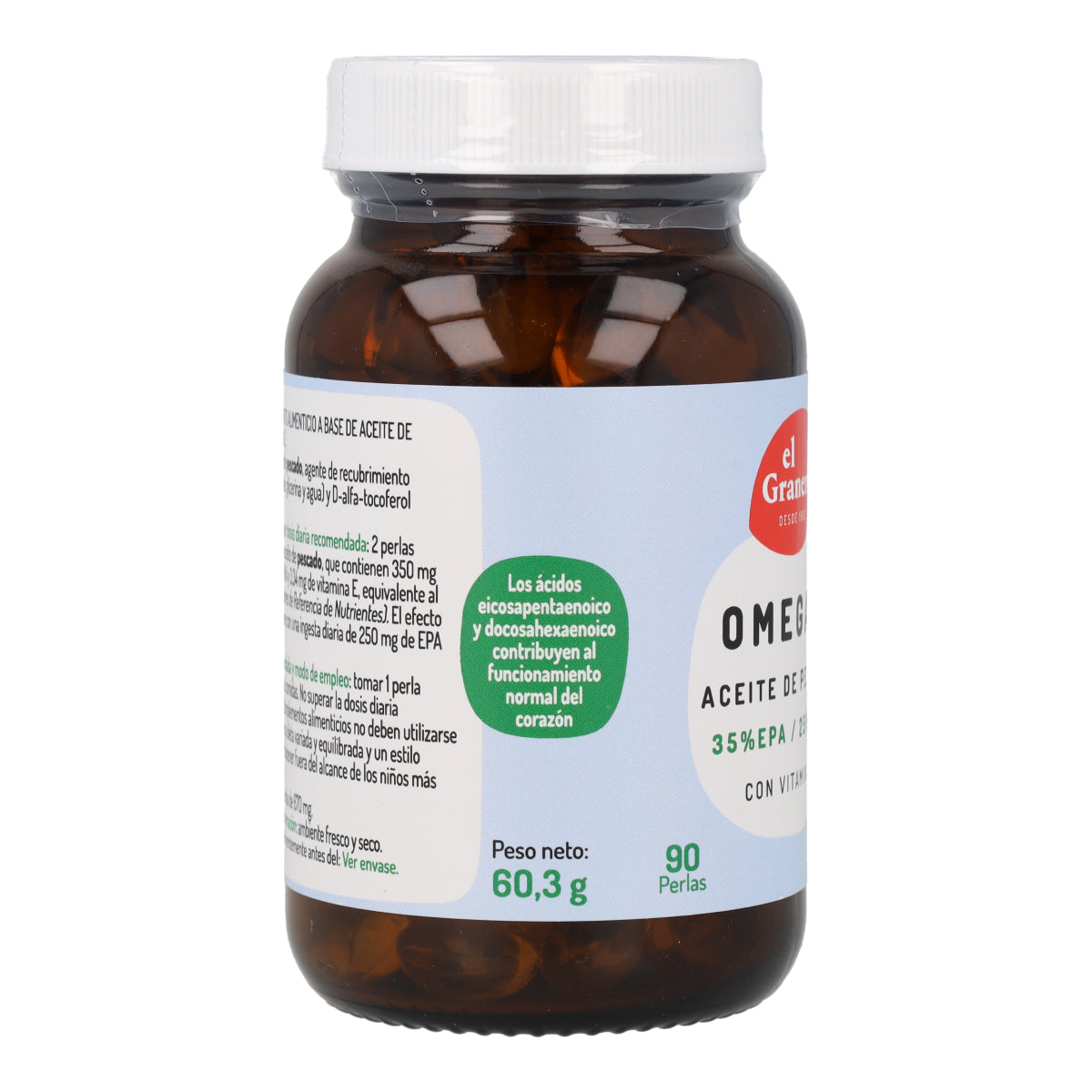 Omegran 3 Plus El granero 90 Kapseln 705 mg