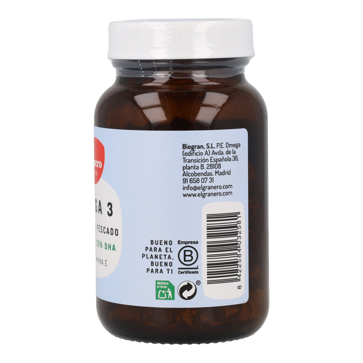 Omegran 3 Plus El granero 90 Kapseln 705 mg