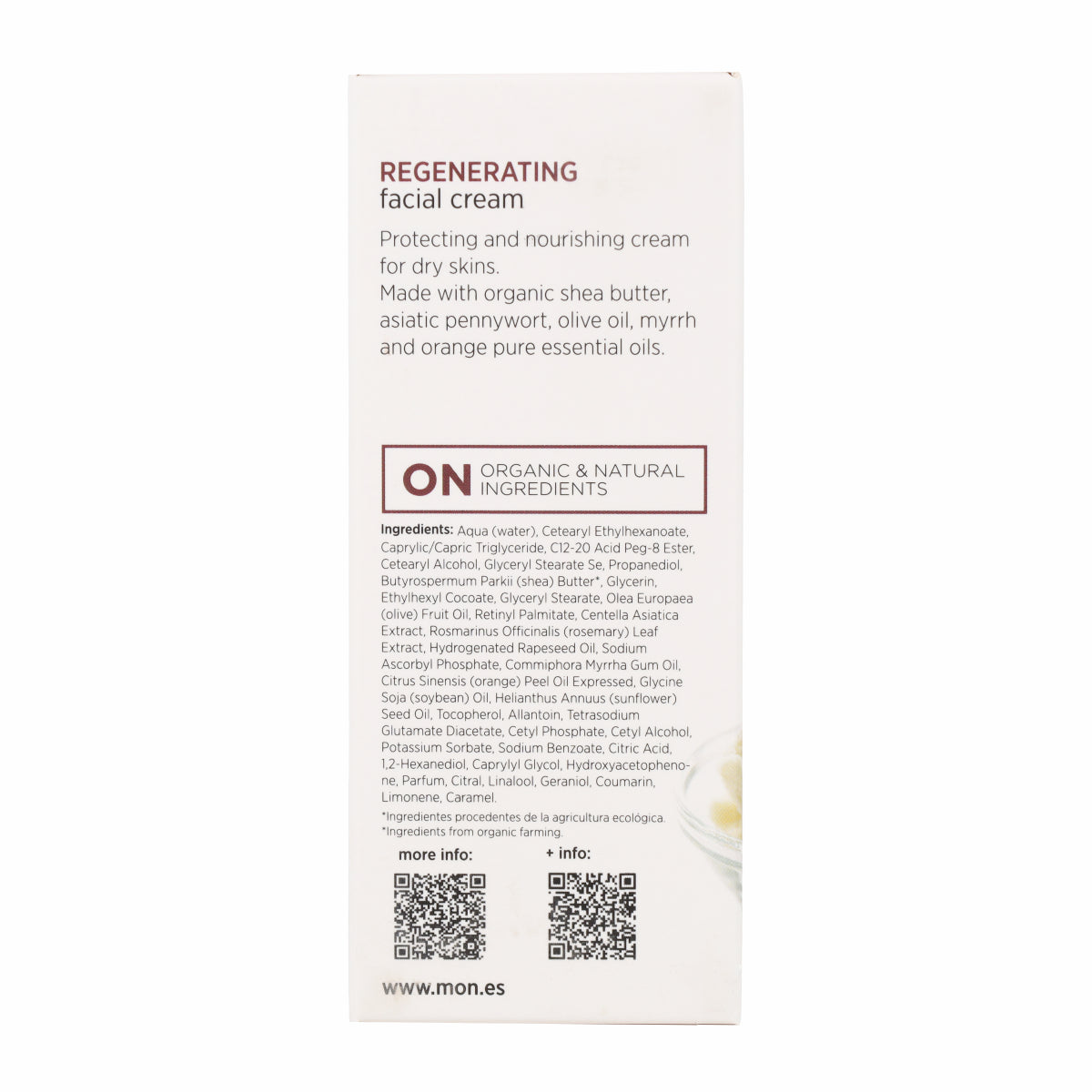 Regenerierende Sheabutter-Creme Mon 50 ml