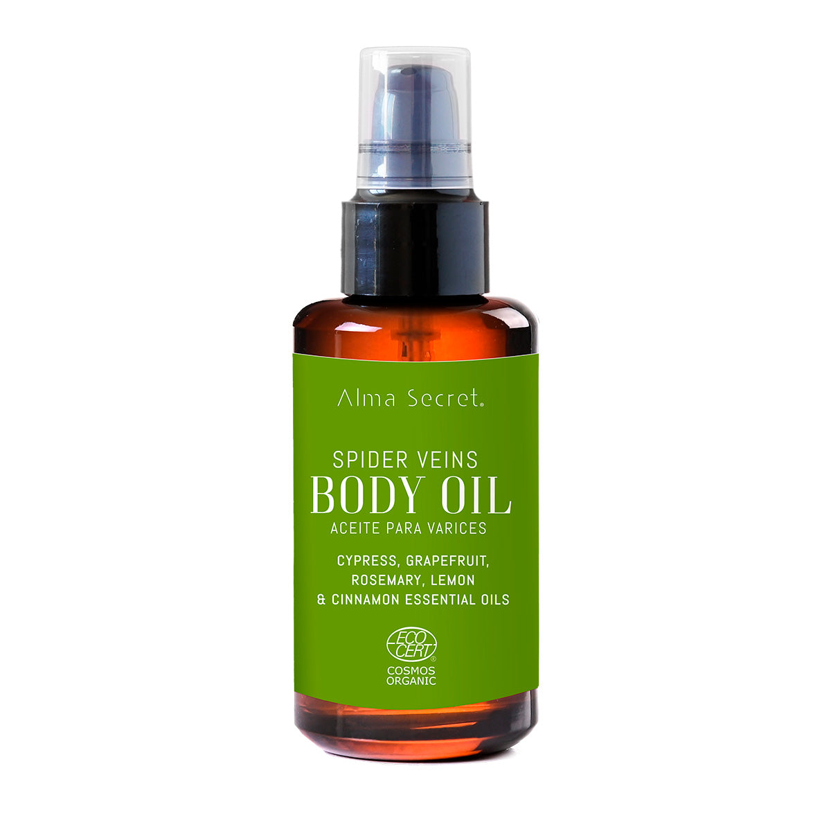 Öl gegen Krampfadern und müde Beine mit Zypresse, Grapefruit und Rosmarin Alma Secret 100 ml