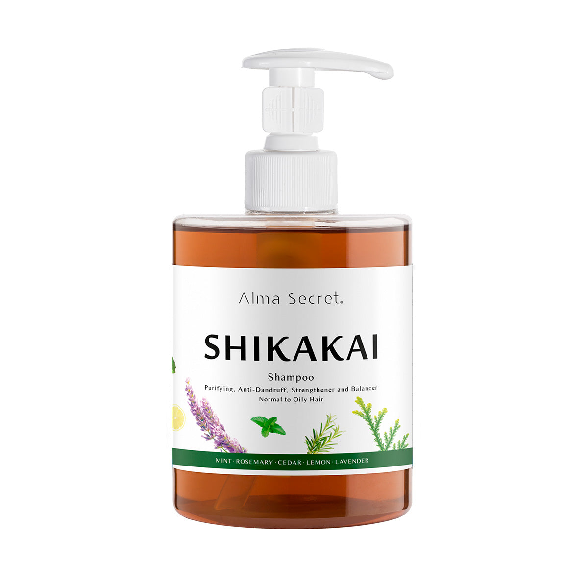 Shikakai-Shampoo (Haarausfall, Schuppen und Dermatitis) Alma Secret 500 ml