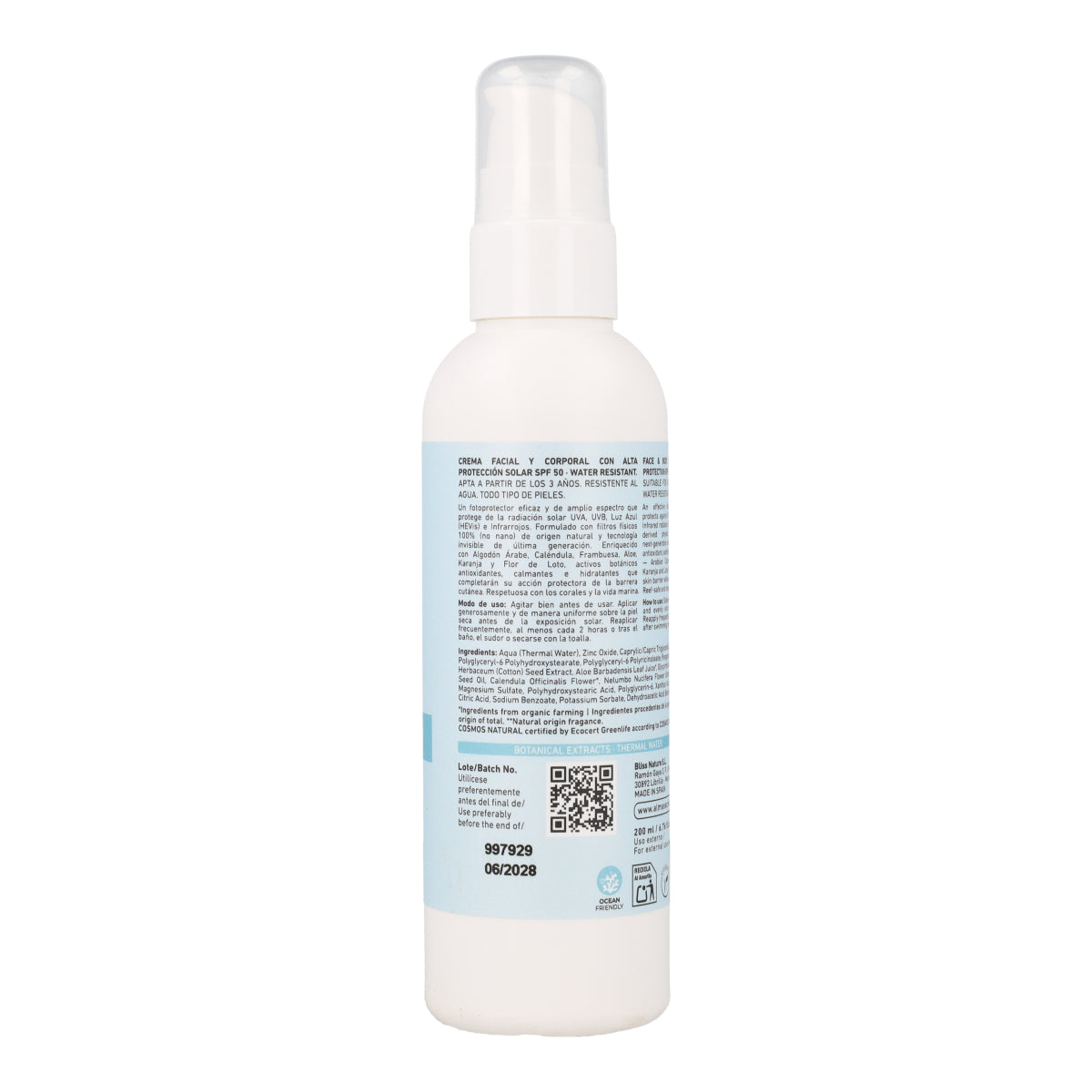 Sonnenschutzcreme LSF 50 Alma Secret  200 ml