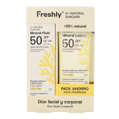 Pack Full Protection D+ Natural Suncare Freshly Cosmetics