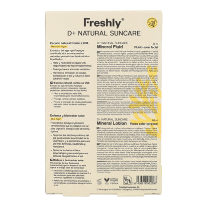 Pack Full Protection D+ Natural Suncare Freshly Cosmetics