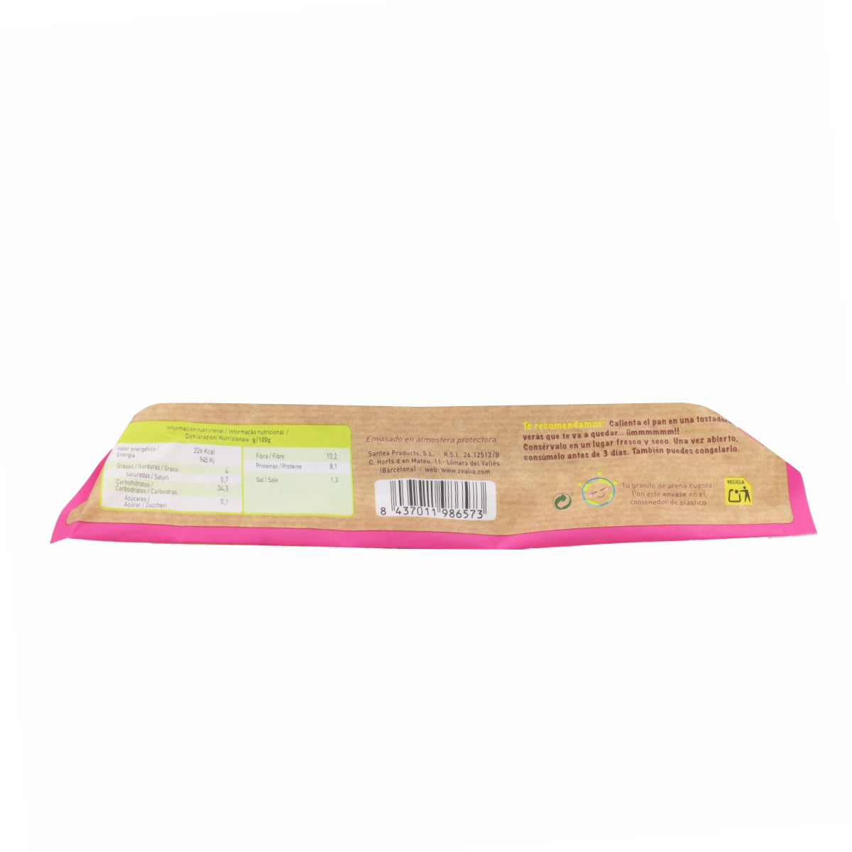 Vollkorn-Buchweizenbrot BIO glutenfrei Zealia 330 g