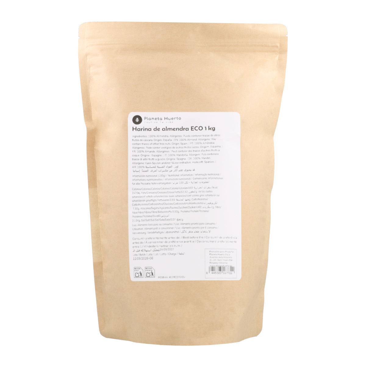 Mandelmehl ECO Planeta Huerto 1 kg