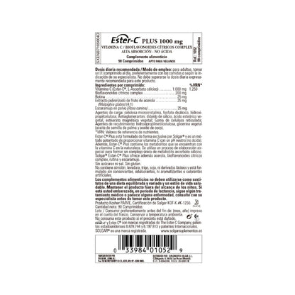 Ester C Plus Vitamina C, 90 comprimidos de 1000mg