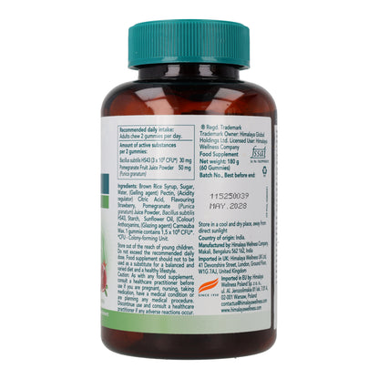 Gummies Salud intestinal Himalaya 60 cápsulas