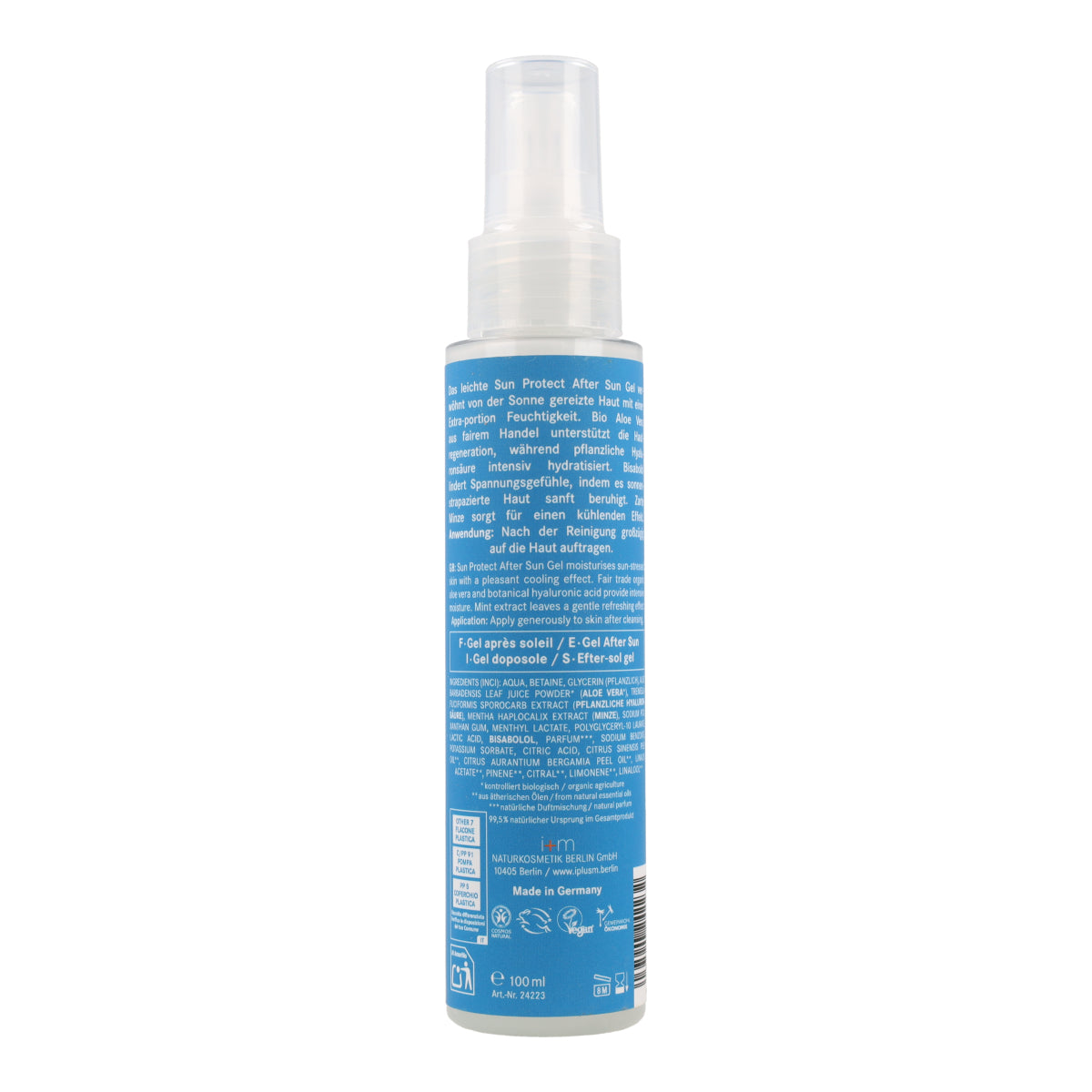 After-Sun-Gel Natürliche Pflege I+M 100 ml