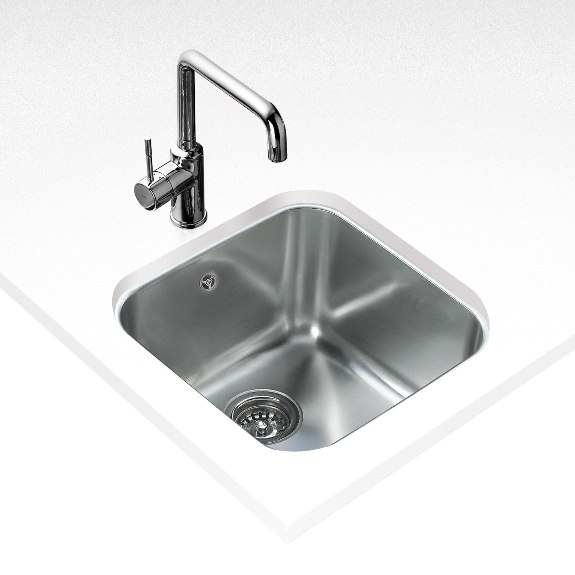 Fregadero bajo encimera Teka 50 cm 1 cubeta BE 40.40