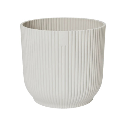 Macetero vibes fold round silky white Elho 25 cm