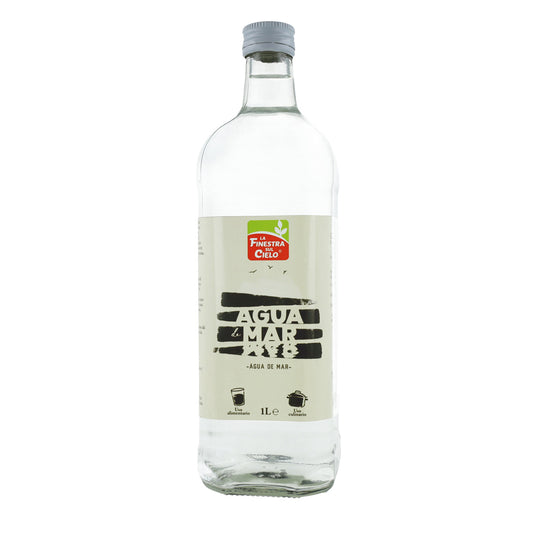 Agua de mar botella cristal La Finestra Sul Cielo 1 litro