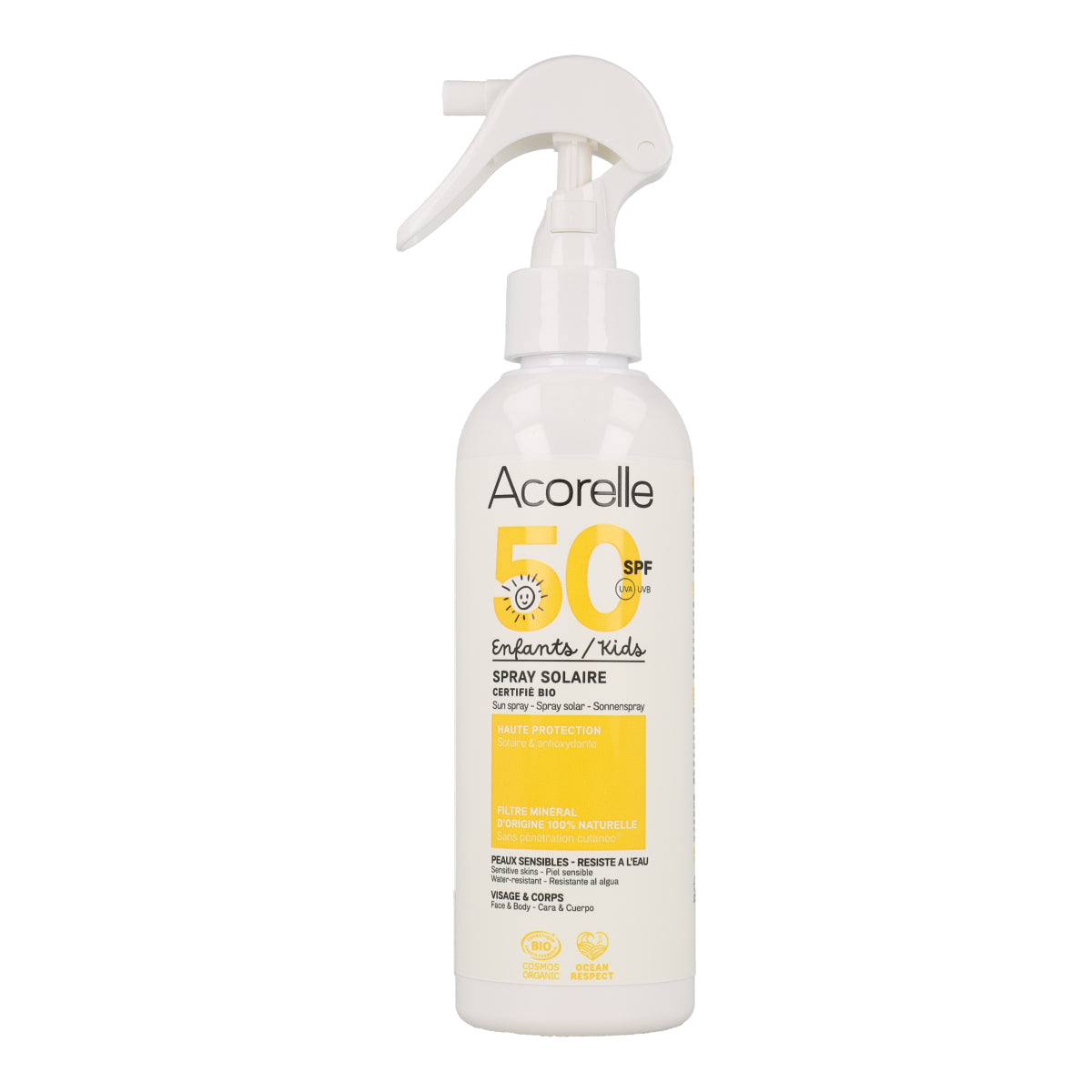 Sonnenspray für Kinder LSF 50 Acorelle 150 ml