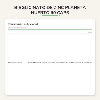 Información nutricional