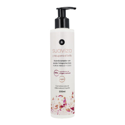 Acondicionador recuperador de brillo Flor de Hibisco y Coco Planeta Huerto 200 ml