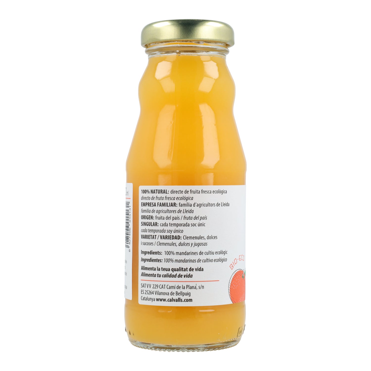 Mandarinen-Saft ECO Cal Valls 200 ml