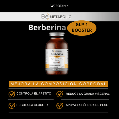 Berberin BeMetabolic WeBotanix 60 Kapseln
