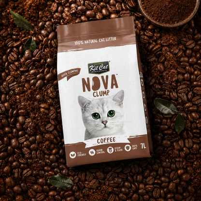 Kit Cat Arena Eco SoyaClump – Coffee 7 l Katzenstreu