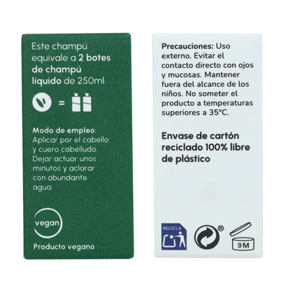 Festes Anti-Schuppen-Shampoo mit Rosmarin und Salbei Planeta Huerto 85 g
