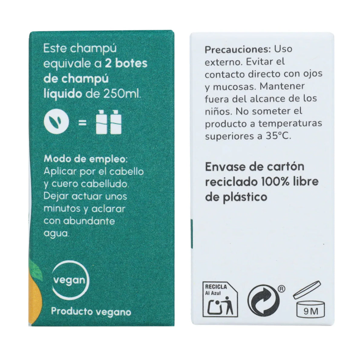 Planeta Huerto Orange und Zedern Shampoo für normales Haar 85 g