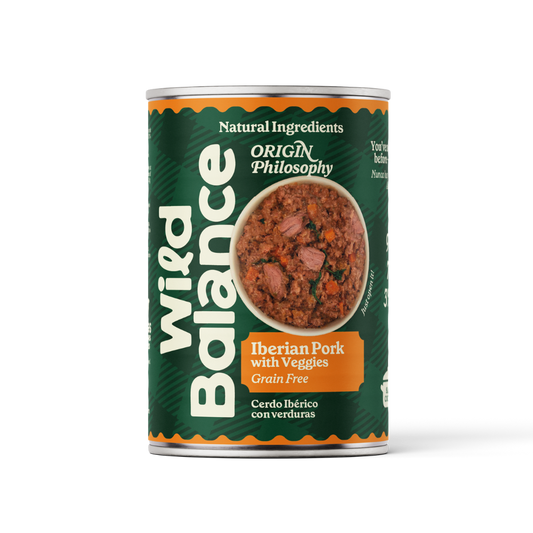 BARF-Dose mit Schweinefleisch und Gemüse für Hunde Wild Balance 400 g