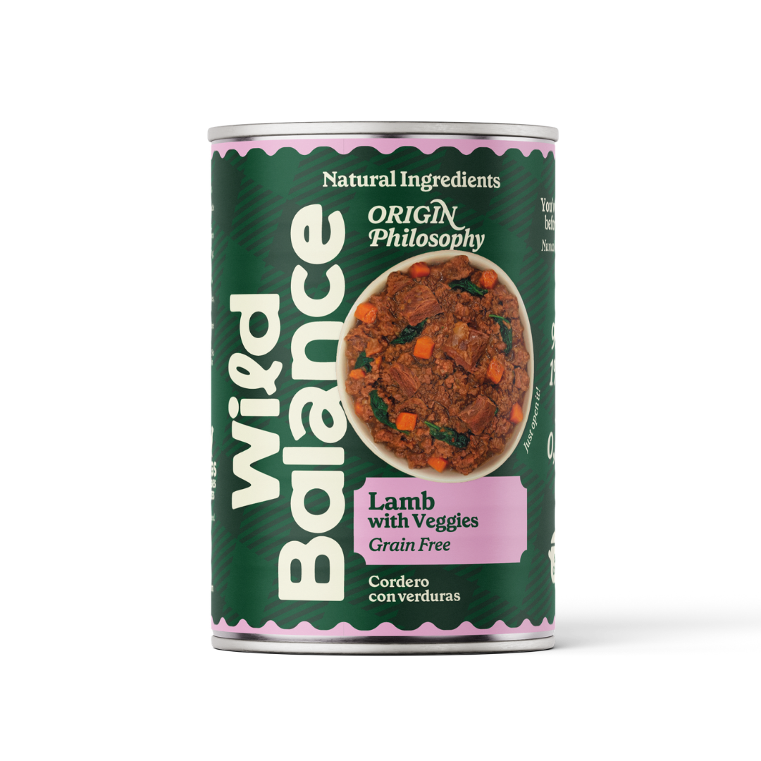 Komplettes BARF-Menü mit Lamm für Hunde, Wild Balance, 400 g