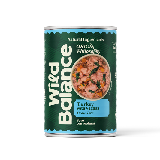 Komplettes BARF-Menü mit Truthahn für Hunde, Wild Balance, 400 g