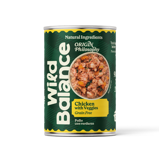 BARF-Hühnchen-Dose für Hunde Wild Balance 400 g
