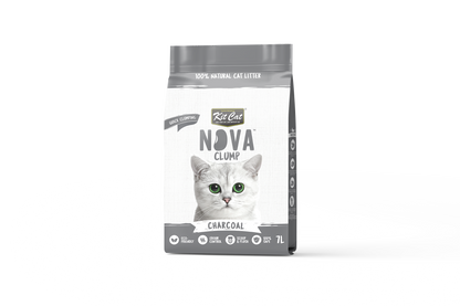Katzenstreu-Set Eco SoyaClump – Charcoal 7 l Katzenstreu