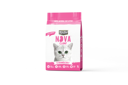 Kit Cat Arena Eco SoyaClump – Strawberry 7 l Katzenstreu