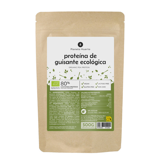Erbsenprotein 80% ECO Planeta Huerto 500 g