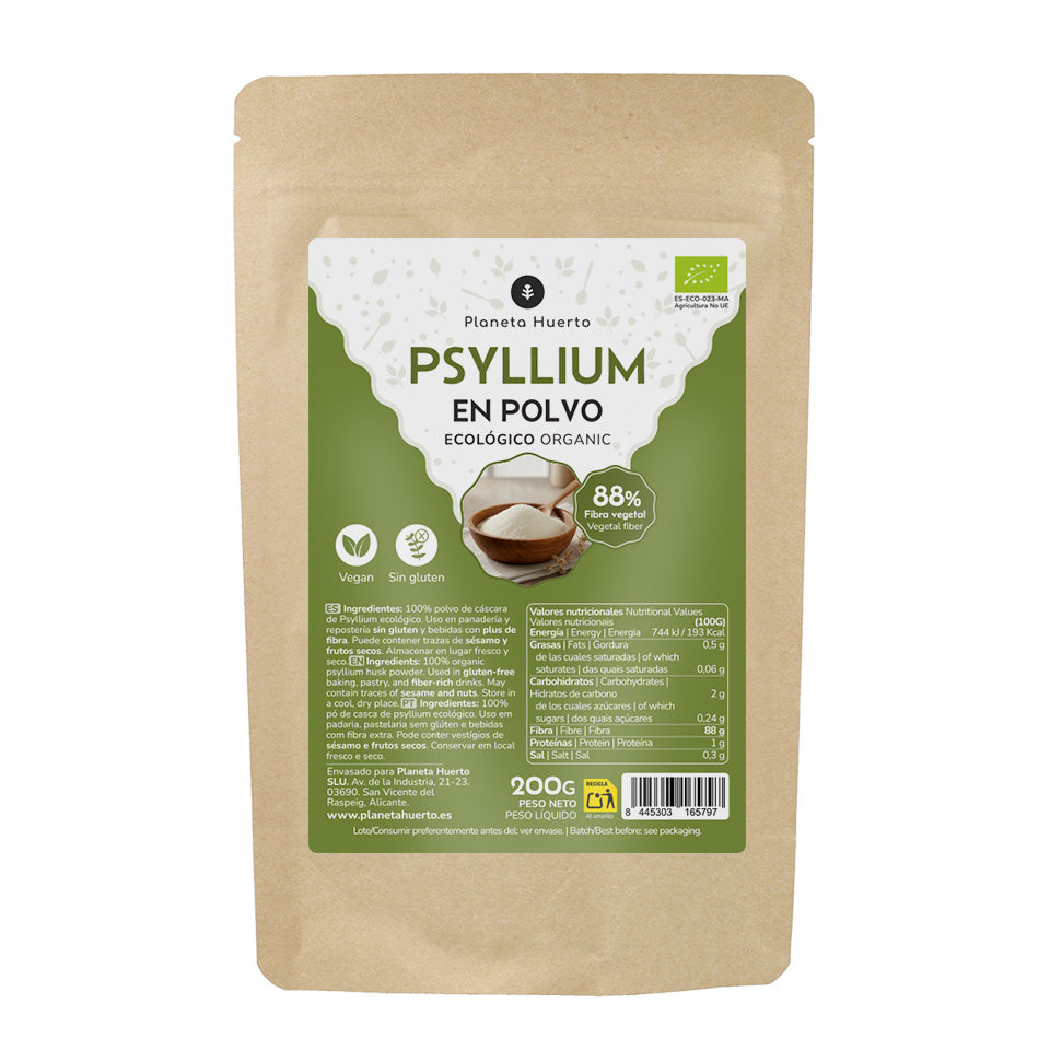 Flohsamenschalenpulver Eco Planeta Huerto 200 g