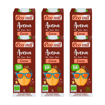 6er-Pack NaturGreen Haferdrink Choco 1 l
