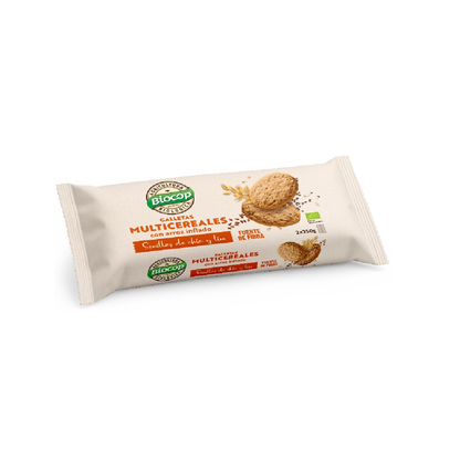 Mehrkornkekse mit gepufftem Reis BIO Biocop 2 Packungen 500 g