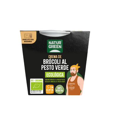 Brokkolicreme mit grünem Pesto Naturgreen, 310 g