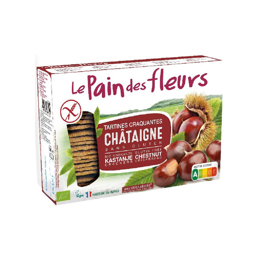Knusprige Cracker mit Bio-Kastanien Le pain de fleurs 300 g