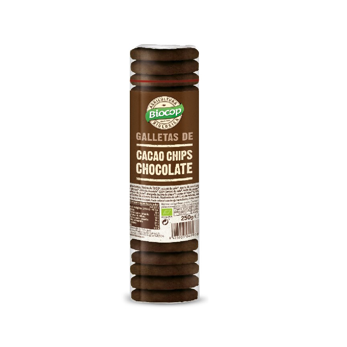 Kakaokekse mit Schokoladenstückchen Bio Biocop 250 g