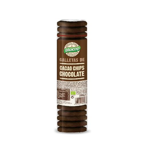 Kakaokekse mit Schokoladenstückchen Bio Biocop 250 g