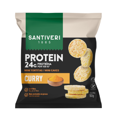 Mini-Protein-Curry-Pfannkuchen SANTIVERI 50 g